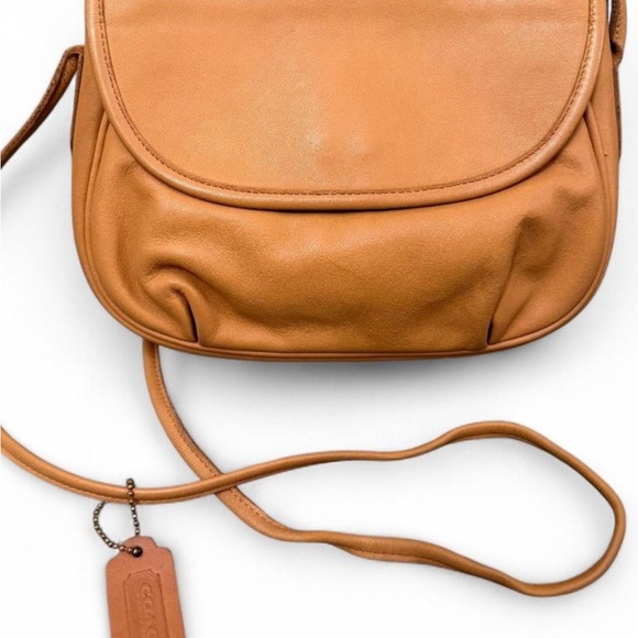 Coach Vintage Cafe Bag Lightweight Chamois Buckleather - Picture 1 of 2